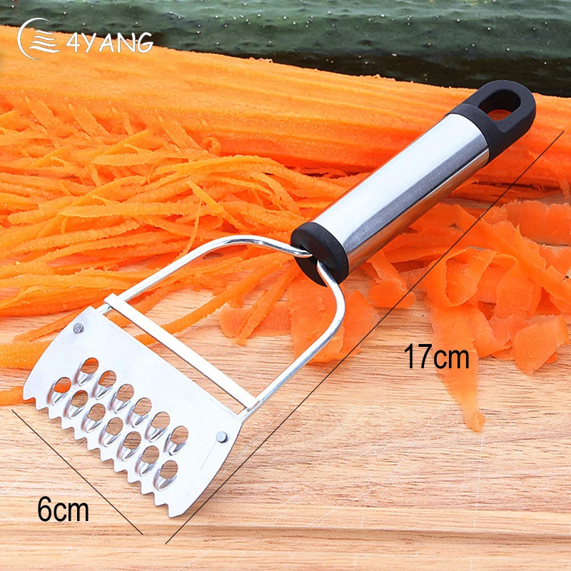 

4YANG Multifunctional 2in1 Fruit Vegetable Peelers Stainless Steel Potato Carrot Cucumber Slicer Kitchen Cooking Tools