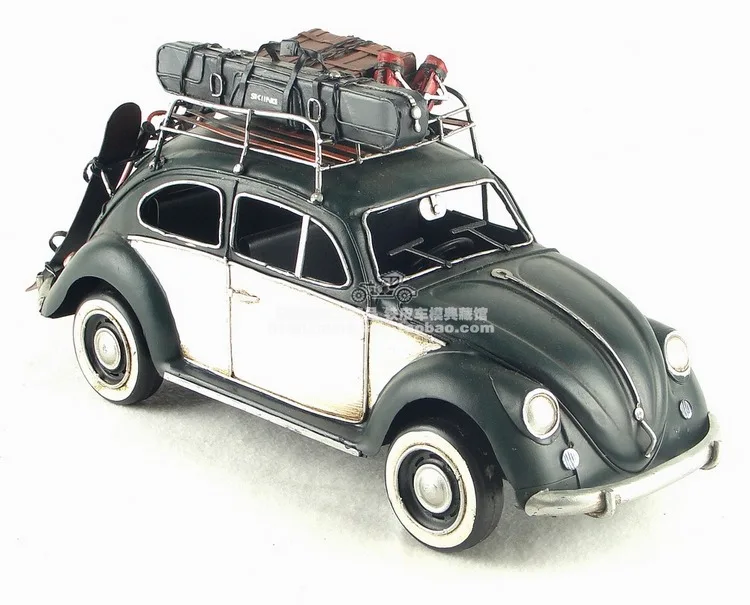 Хит, классический двигатель, Ретро стиль, Volkswagen Beetle, модель автомобиля 1938, креативная мини железная модель, лучший подарок, украшение для дома, бара