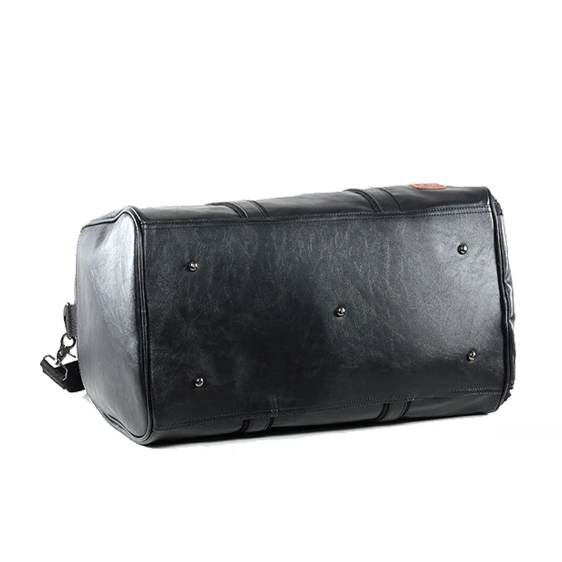 Scione Высококачественная спортивная сумка унисекс из искусственной кожи с отделением для обуви, дорожная сумка для тренировок и фитнеса для мужчин, Портативная сумка через плечо