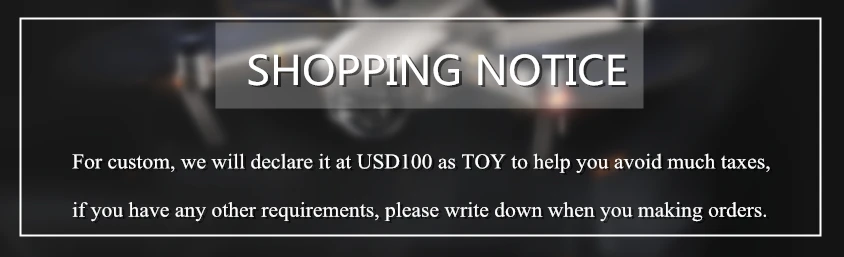 shopping notice