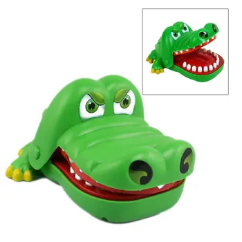 

Hot Selling Creative Mouth Tooth Alligator Hand Children's Toys Family Games Classic Biting Hand Crocodile Game @Z257