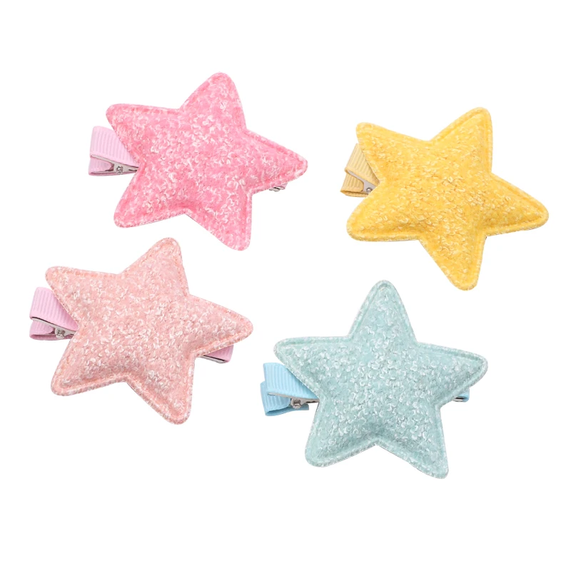 

Korean Cute Princess Fashion Lovely Star Shape Hair Clip Hairpins Girls Hair Accessories for Kids Girls