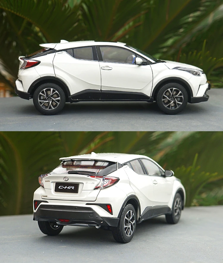 6 цветов 1:18 TOYOTA C-HR модель из цинкового сплава, высококачественная металлическая коллекция и Подарочная модель автомобиля украшения