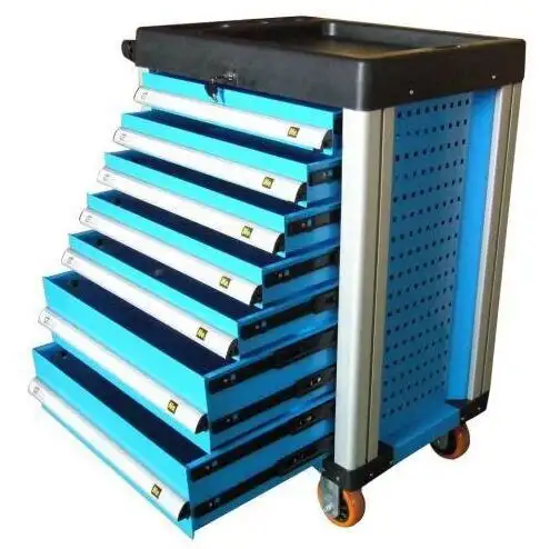 Automative Storage Tool Box Mobile Tool Trolley Metal Toolbox 7