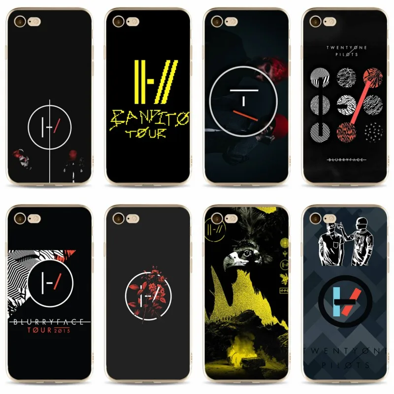 Twenty One Pilots телефонные чехлы для iphone 7 8 X чехол 6 плюс XR XS Max матовое мягкая задняя