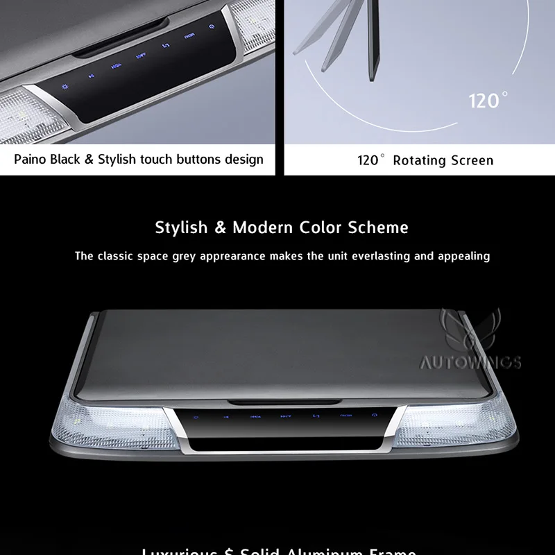 Excellent Full HD 11.6 inch 1920*1080 Car Flip-down Monitor Screen Roof Mount Overhead Monitor Video Player Display IR Headphone Black 5 Excellent Full HD 11.6 inch 1920*1080 Car Flip-down Monitor Screen Roof Mount Overhead Monitor Video Player Display IR Headphone Black 5