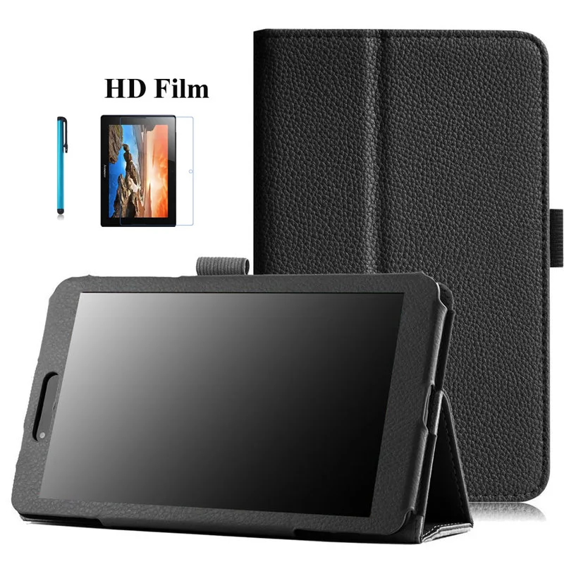 Чехол-подставка из искусственной кожи личи для LG Gpad 7 V400 7 дюймов, чехол для планшета LG V400 Fundas, чехол для Lg V 400 7,0 дюймов+ пленка