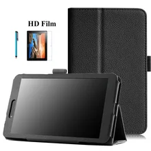 Чехол-подставка из искусственной кожи личи для LG Gpad 7 V400 7 дюймов, чехол для планшета LG V400 Fundas, чехол для Lg V 400 7,0 дюймов+ пленка