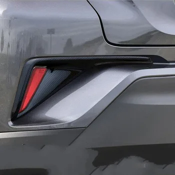 

Free Shipping For TOYOTA C-HR 2017 2PCS ABS Chrome Car Rear Fog light Lamp Cover Eyebrow Cover Trim Car Styling Accessories