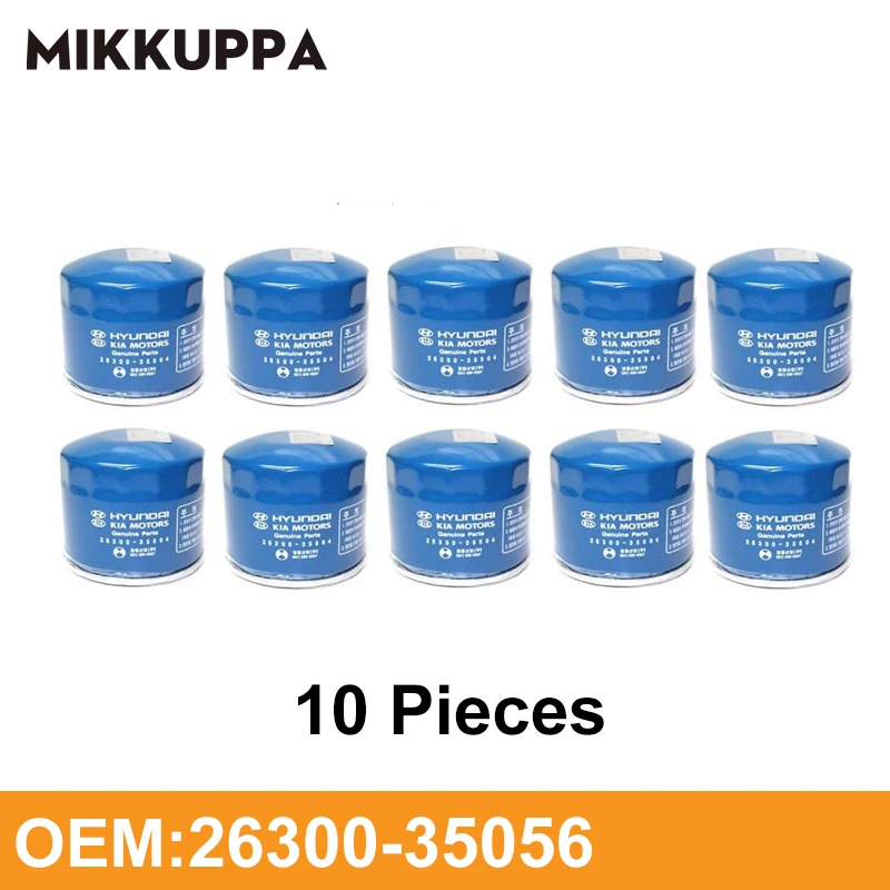 Масляный фильтр Mikkuppa для KIA hyundai OEM: 26300-35056 10 шт. в упаковке | Автомобили и мотоциклы