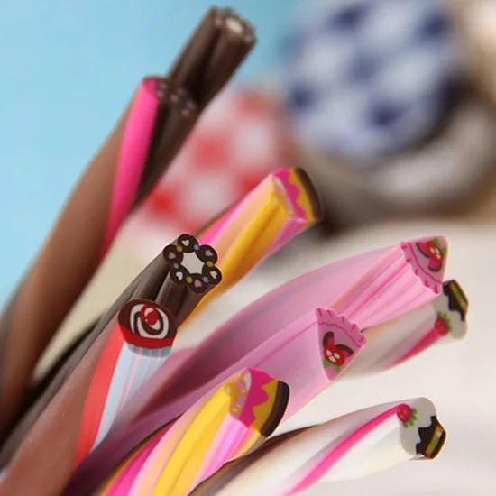 158*7mm Cute Colorful Twist Erasers Desert Stick Scented Erasers