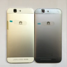 Высокое качество для huawei G7 Батарея дверь задняя крышка Корпус дверь для huawei Ascend G7 с Камера объектив + мощность кнопки регулировки громкости