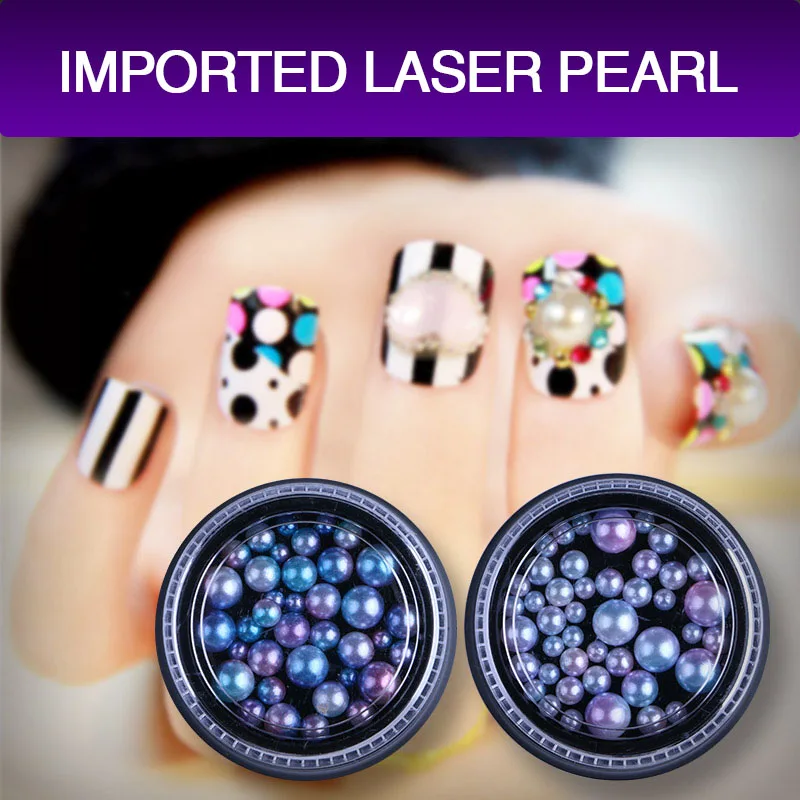 

New Nail Art Jewelry Color Pearl New Nail Art Jewelry Pile Drill Nail Polish Lady Fashion Decorative Nail Supplies