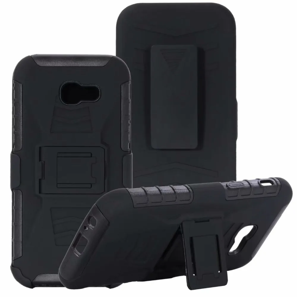 Swivel Holster Belt Clip Armor Case For Samsung Galaxy J7 Prime Hybrid