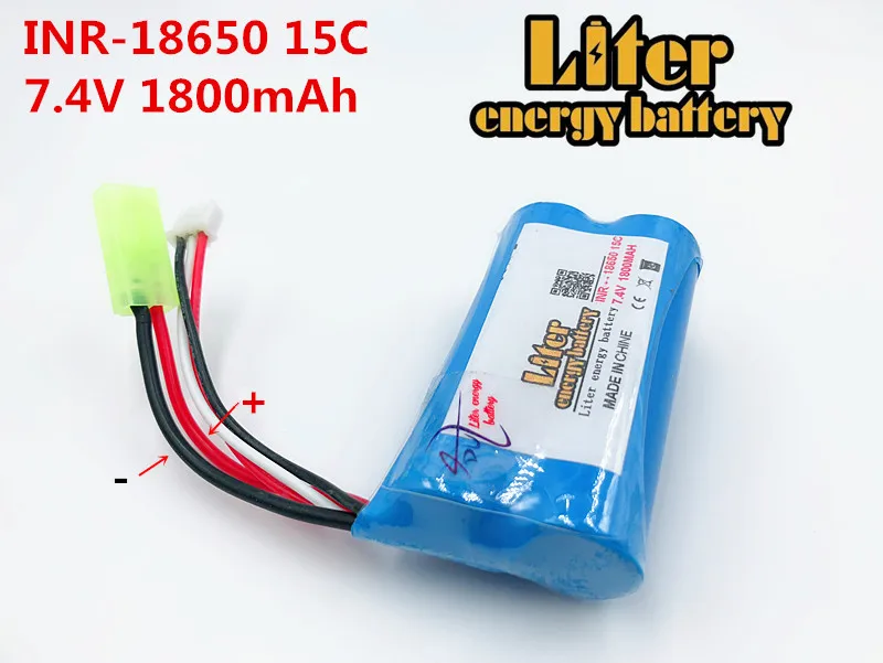 18650 7 4 V 1800Mah 15C литий ионный аккумулятор Запчасти для MJX T40 T40C F39 F49 T39 Syma 822 Udi U12A S033G Q1