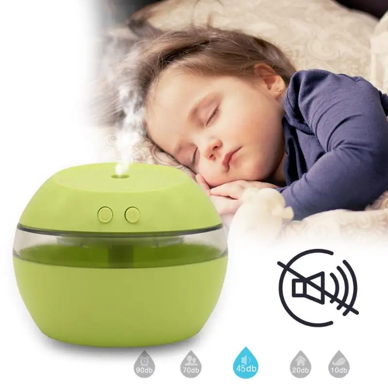 

300ml Ultrasonic USB Mini Aromatherapy Air Humidifier Wood Grain Aroma Essential Oil Diffuser for Home 7 Color LED Night Light