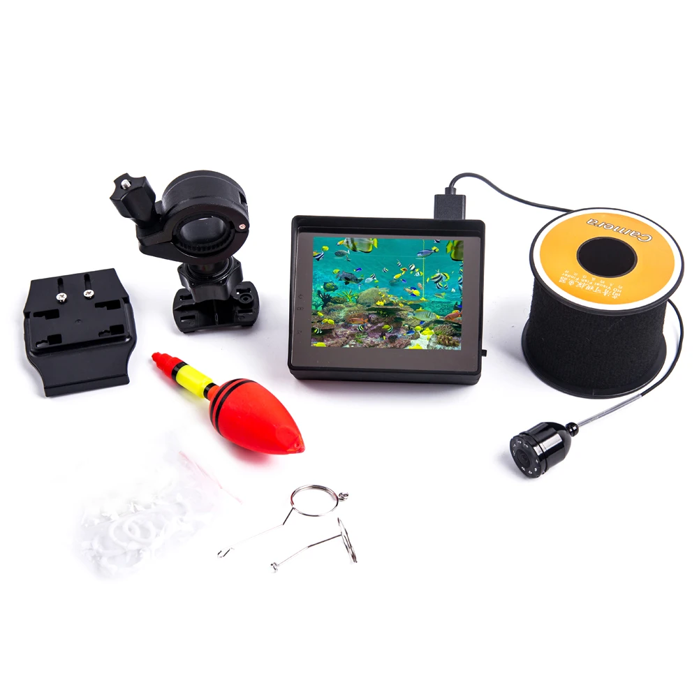 

Waterproof 8pcs IR LEDs Underwater 30m Fishing Seeker Monitor with 3.4 inch TFT Screen 150 Degree Vision Video Fishing Camera