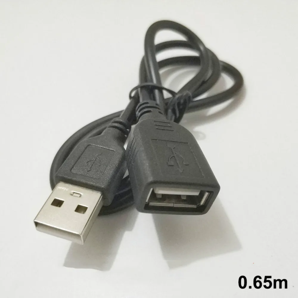 تمديدات كابلات USB فائقة السرعة USB 2.0 كابل الذكور إلى الإناث مزامنة بيانات USB 2.0 موسع الحبل للكمبيوتر التلفزيون الهاتف المحمول MP4 MP3