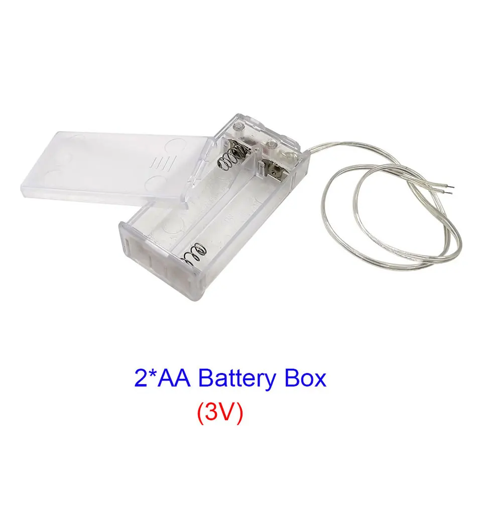 AA battery box 3v 4.5v battery box for led light string (1)