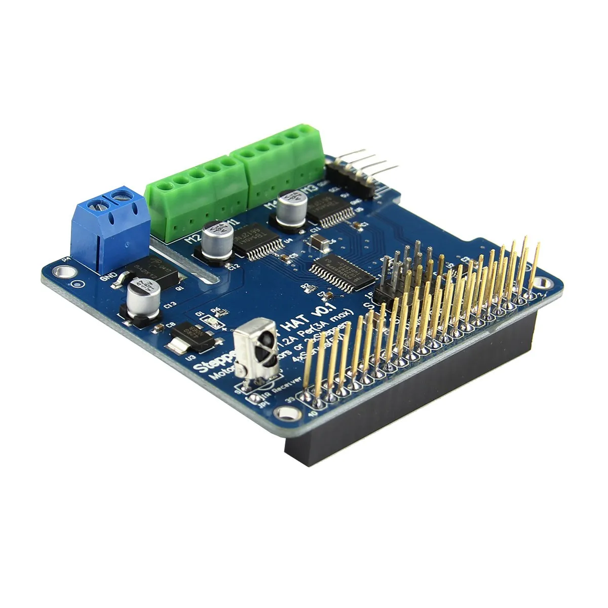 1PC New Arrival Full Function Robot Expansion Board Support Stepper Motor Servo For Raspberry Pi 3B