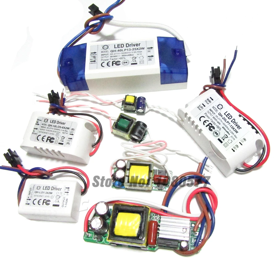 AC85 277V LED Driver 450mA Constant Current 1W 5W 10W 20W 30W 36W Lamp Lighting Transformers For