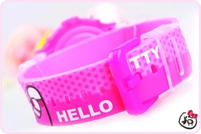 Самый популярный детский мультфильм hello kitty в году-силиконовый ремешок, предназначенный для девочек и мальчиков