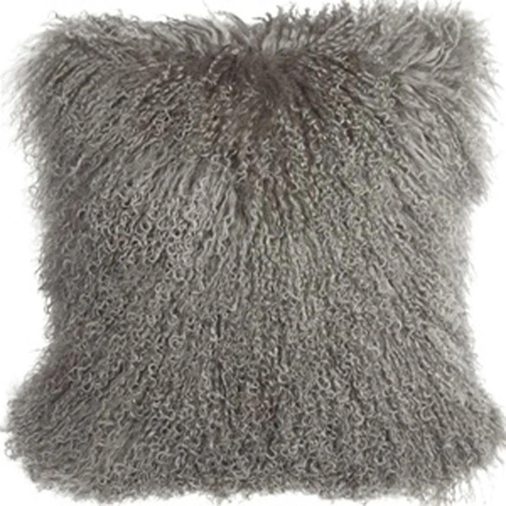 Coussin Décoratif En Véritable Fourrure De Vison - Marque Lars Paustian - 57x45 Cm