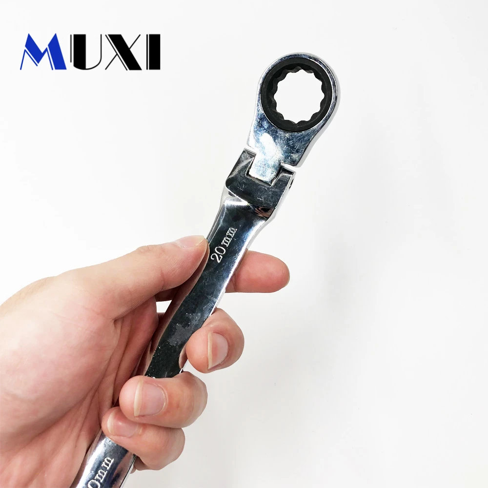 Ручные инструменты Muxi ключ с трещоткой для открытия сливы двухсторонний|Гаечный