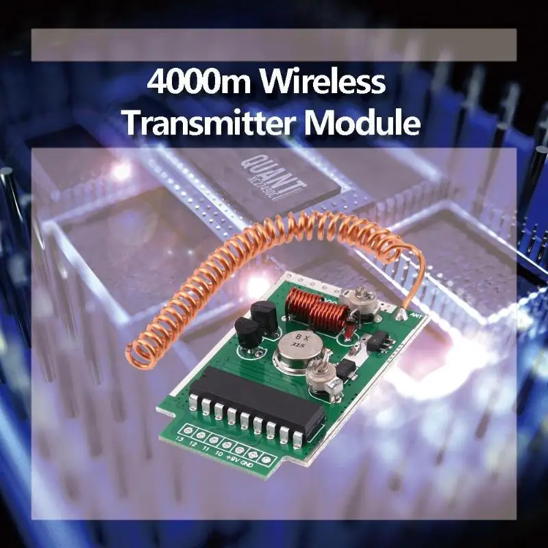 1/2/3 шт. DC 9V 315 МГц 4000 м RF пульт дистанционного управления Беспроводной передающий модуль печатной платы, свободные руки, ресивер, набор высокого Мощность на дальние расстояния доска пусковое устройство