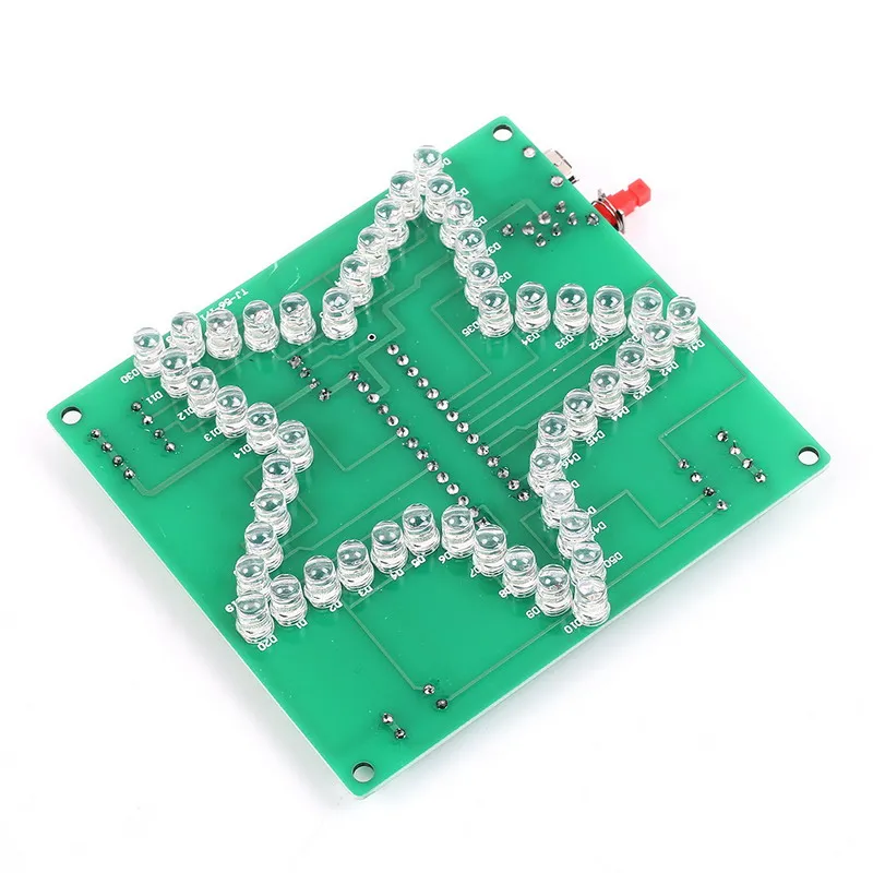 DIY Kit Красочный Блестящий пятиконечный Звездный водяной светильник светодиодный