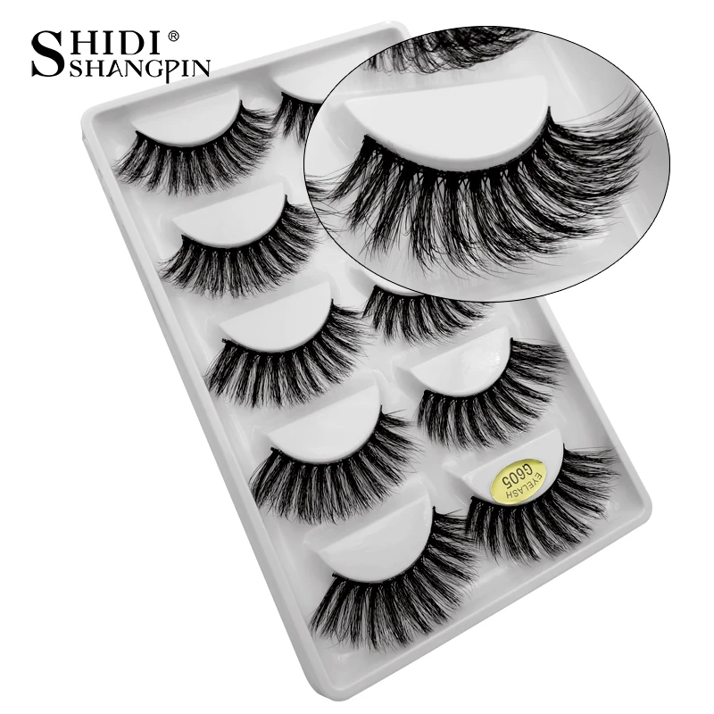 Lotes de Preço por Atacado Feitos à Mão Novo Vison Cílios Postiços Natural Longo 3d Maquiagem Falso Cils 50 14 Cílios postiços