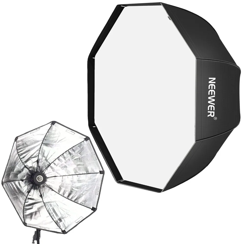 

Neewer 31.5 inch/80 cm octagonal softbox with E27 socket for Video Studio Speedlite/studio flash/softbox flash/portrait(EU plug)