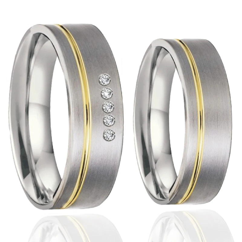Mens Wedding Band jewelry Rings pair fine Titanium Alliance anel anillos bague femme Couple rings for women