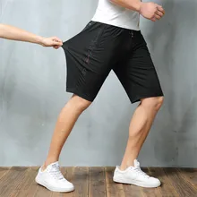 Высокое качество повязки черный карман на молнии фитнес Хлопковые Бриджи Мужская одежда для спортзала Korte Broek Heren Pantalones Cortos Hombre 1