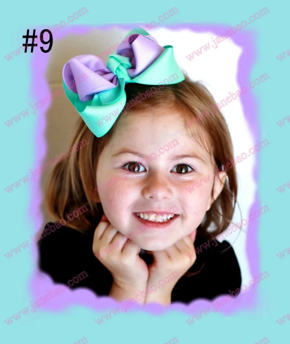 

Free shipping 50pcs 4.5 inches double layered hair bows boutique hair bows for bows cute bows for girl