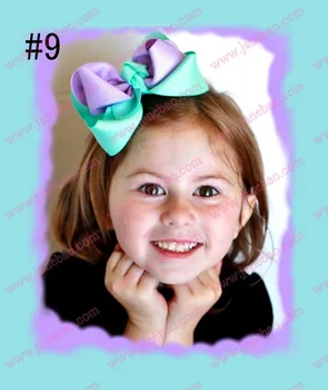 

Free shipping 50pcs 4.5 inches double layered hair bows boutique hair bows for bows cute bows for girl