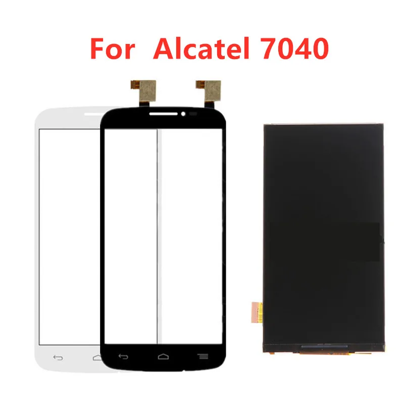 

New For Alcatel Pop C7 7040 7041 Ot-7040 7040A 7040D 7040E 7040F 7041D 7041X Monitor LCD Display + Touch Screen Glass Sensor