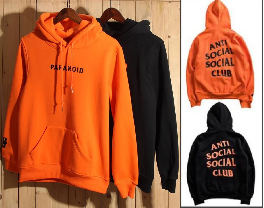 Anti social social club undefeated paranoid hoodie Clearance