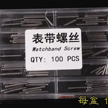 100 шт. винты из нержавеющей стали в разных размерах для ремонта часов