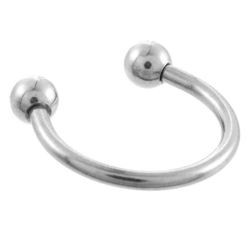 

FUNIQUE 1 pcs Nose Septum Ring Lip Nipple Eyebrow Lobe Rings Hoop Horseshoe Ear Piercings for Women Men Steel Body Jewelry