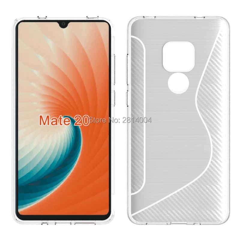 dscacc S Line TPU Smartphone Brands Case for Huawei Mate 20 (Pack of 100pcs) |