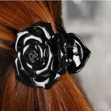 10 шт. Королева Анна привлекательные коготь розы заколки для более крепких волос-черный