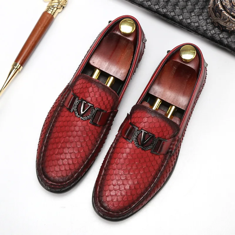 

New Arrival Fashion Men Loafer Shoes Set Foot Luxury Mens Business Leisure Dress Shoes