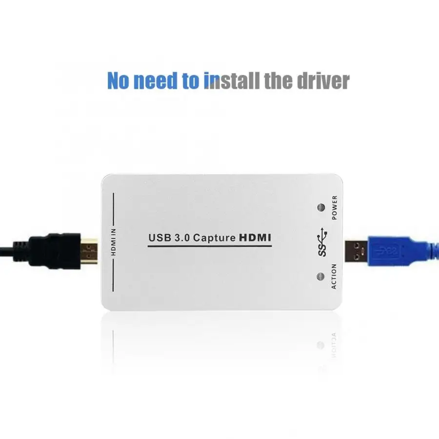 HDMI карта захвата данных видеоконференции USB3.0 HD HDMI Карта видеозахвата 1080P конвертер 300-350 МБ/с. скорости передачи данных USB3.0