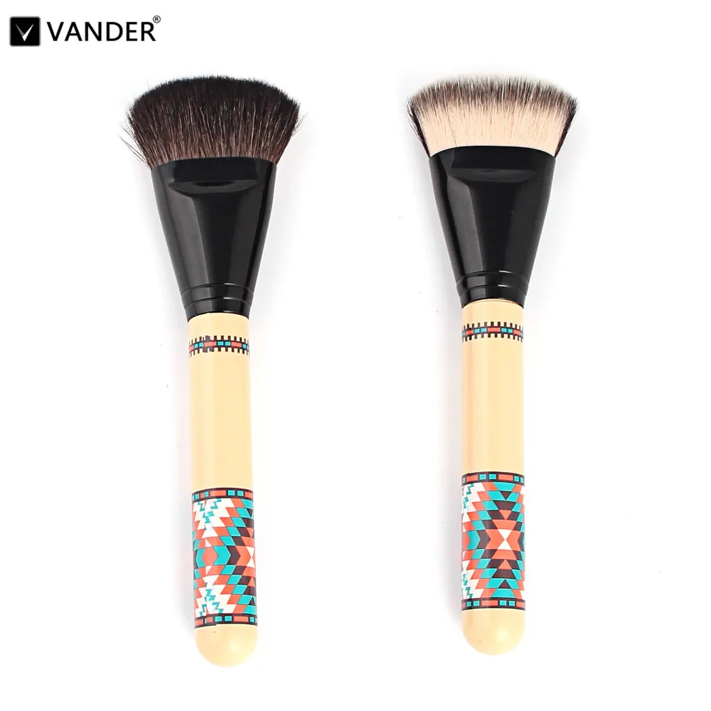 VanderLife Pro 1pcs Double Sided Foundation Brush Flat Makeup Brushes