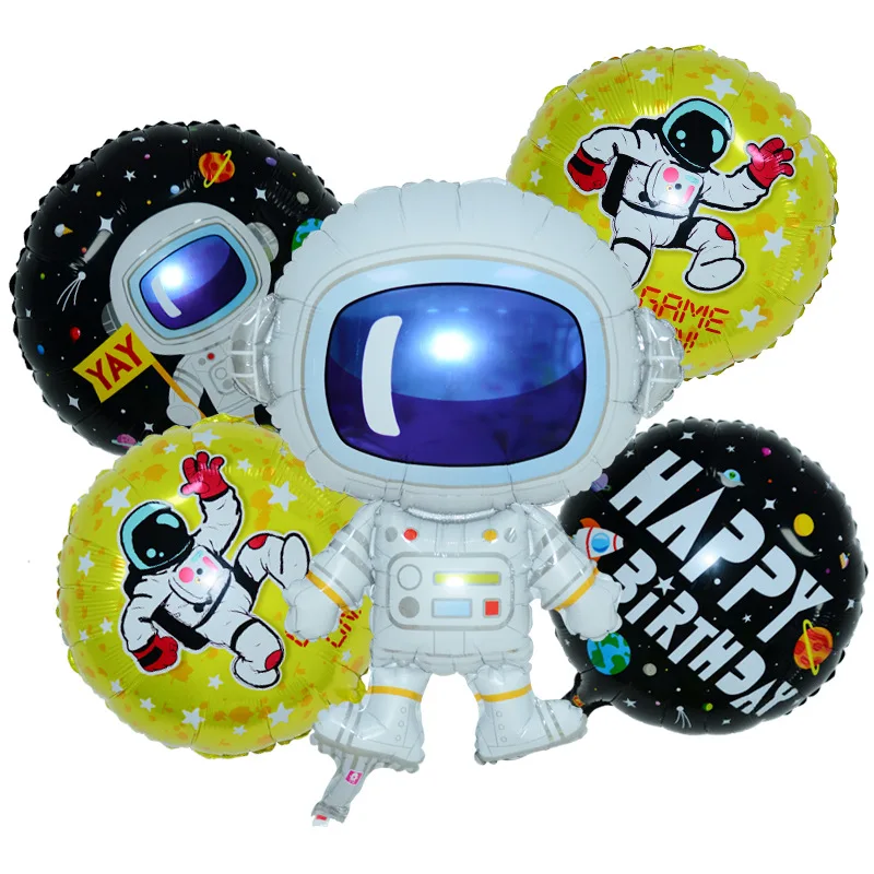 Новые воздушные шары космонавта ракета первый день рождения украшения Детские шары космонавта Globos Fiesta шары набор вечерние шары
