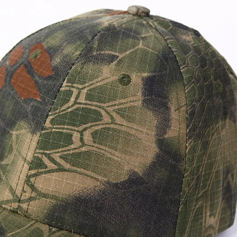 "CamoPython" - Snakeskin pattern camouflage cap 6