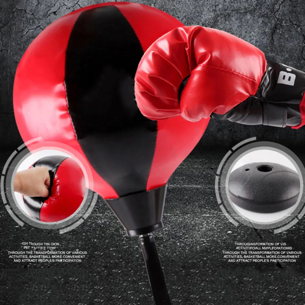 Indoor Punching Bag Set Ball +Boxing Glove+Training Ball+Pump Stand