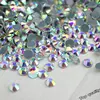 QIAO Hot fix Rhinestones Iron On Rhinestones For Clothes High Quality Crystal AB Hot back Nail Art Glass Stone стразы для ногтей ► Photo 2/6