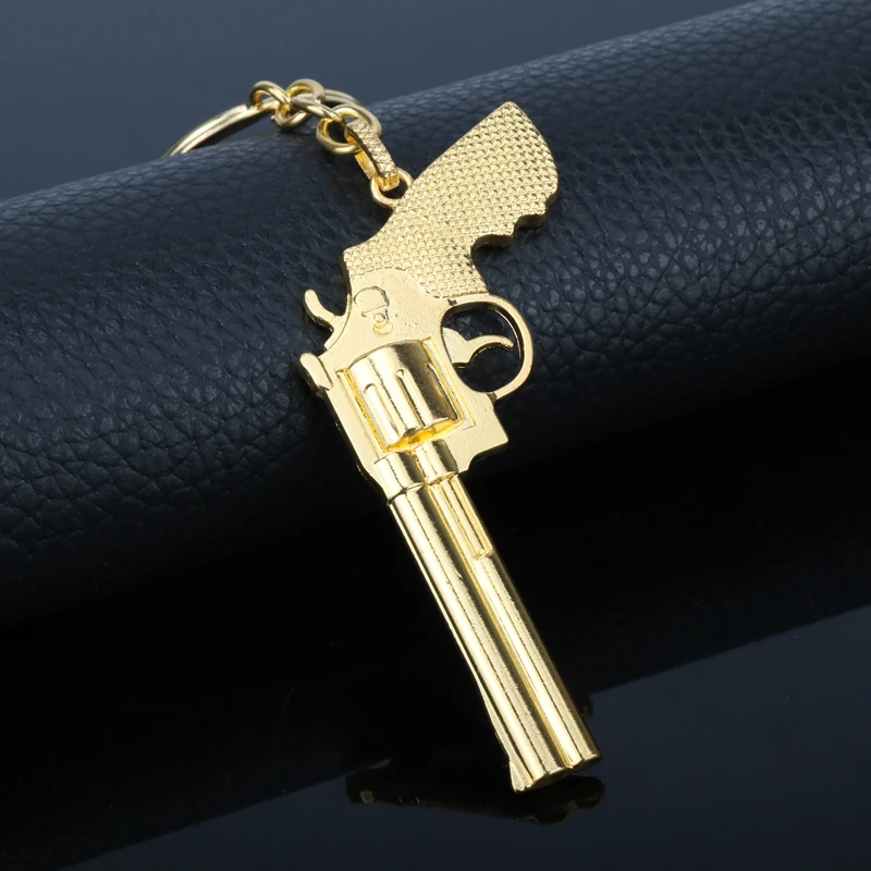 dongsheng Fashion Miniature Revolver Pistol Weapon fashion Model Keychain Key Rings New Mini Gun key Chain For Men Jewelry Gift dongsheng Fashion Miniature Revolver Pistol Weapon fashion Model Keychain Key Rings New Mini Gun key Chain For Men Jewelry Gift